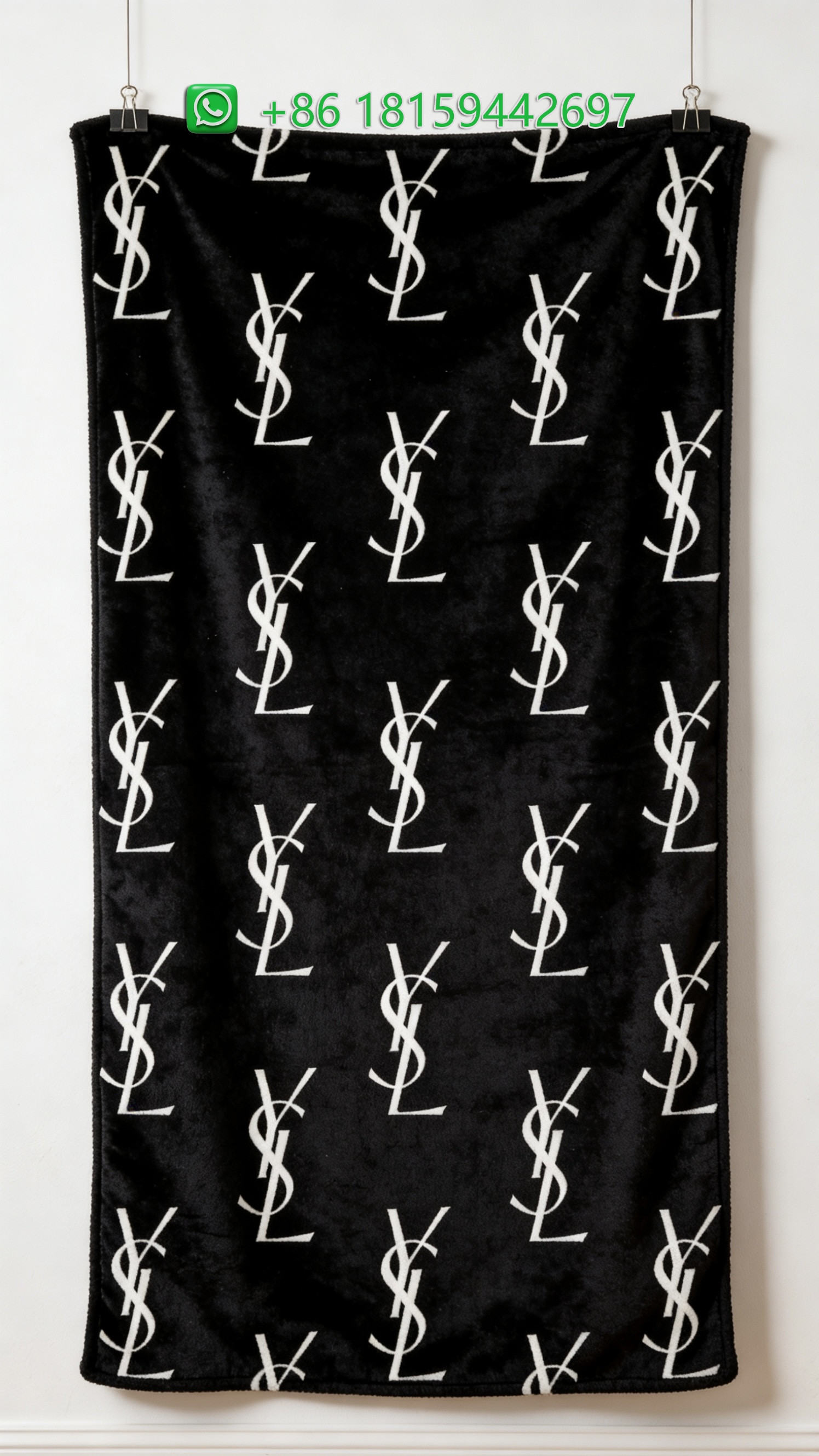 Yves Saint Laurent Throw Blankets